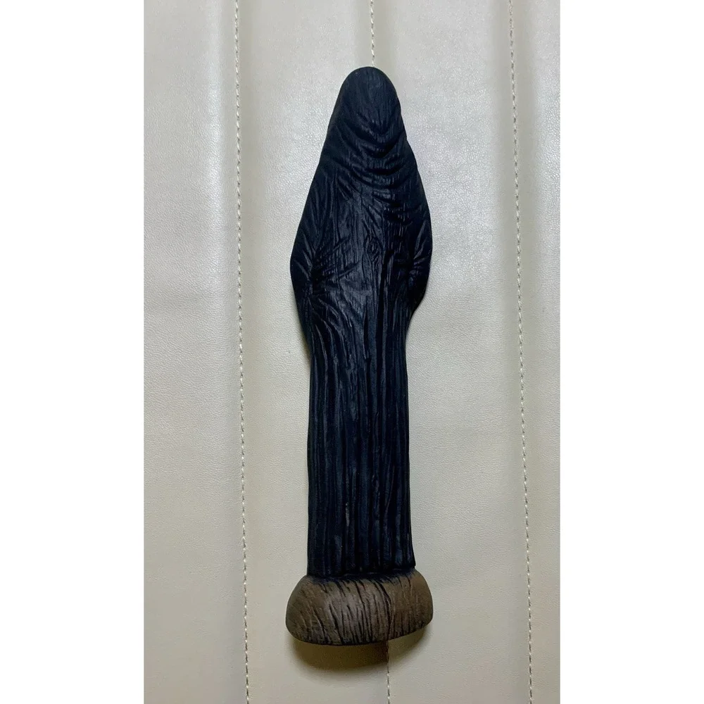 Vintage Hand Painted Ceramic Grim Reaper Figure Figurine‎ 8 1/2